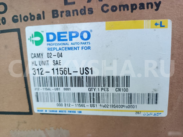 Фара левая правая Тойота Камри toyota camry CV3 Toyota Camry оригинальный номер 312-1156L-US1 312-1156R-US1